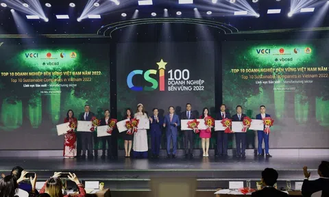 Vinh danh 100 doanh nghiệp bền vững Việt Nam 2022