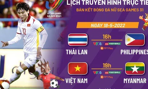 TRỰC TIẾP BÓNG ĐÁ I Việt Nam - Myanmar I Bán kết Bóng đá nữ SEA Games 31 LIVESTREAM VIETNAM MYANMAR